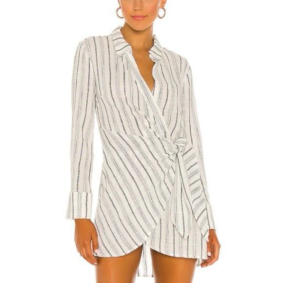L*Space Daydream Tunic Cover Up Wrap Mini Dress - Picture 1 of 5